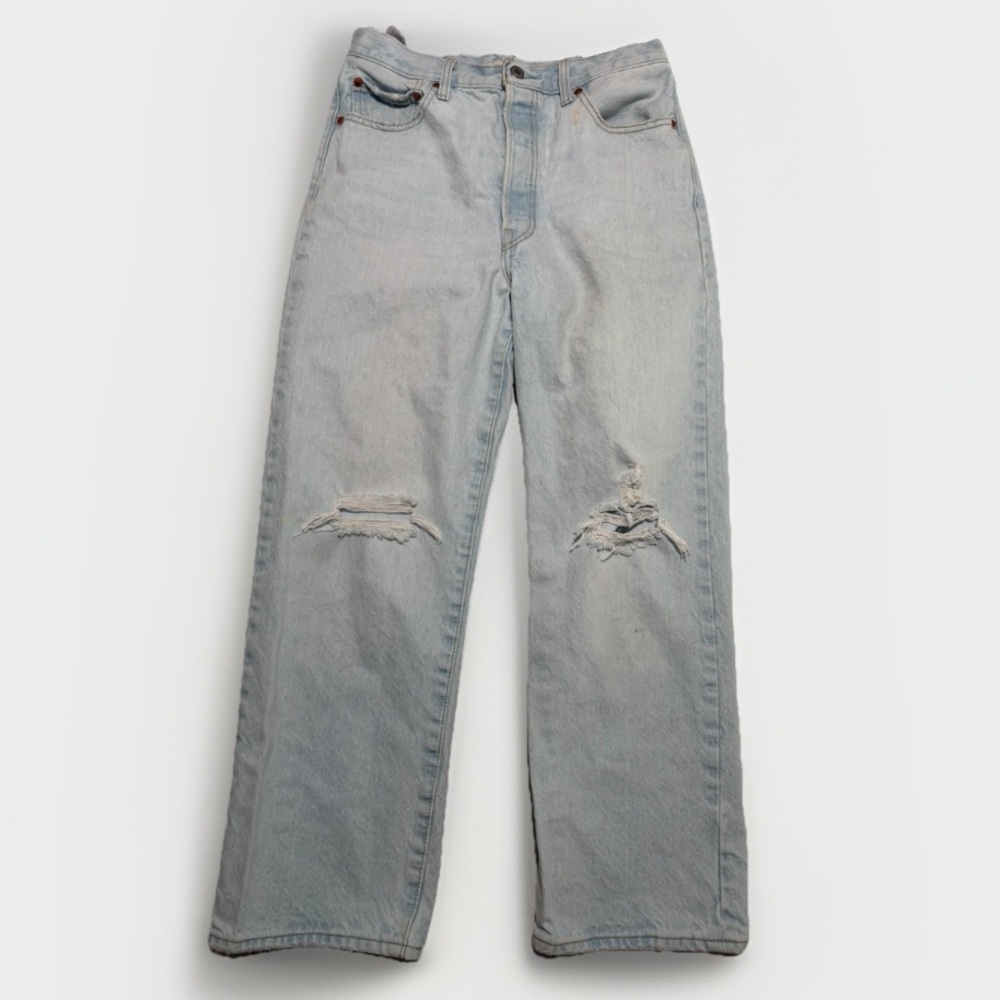 levi strauss &‎ co, ribcage straight ankle, denim jeans, women's large